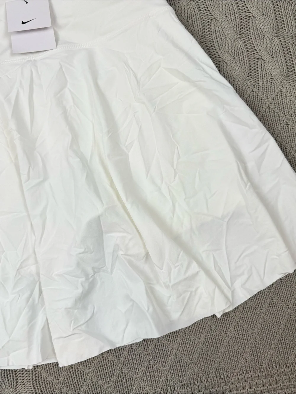 Nike White Pleated Golf/Tennis Skort with Black Swoosh XS - Picture 13 of 13
